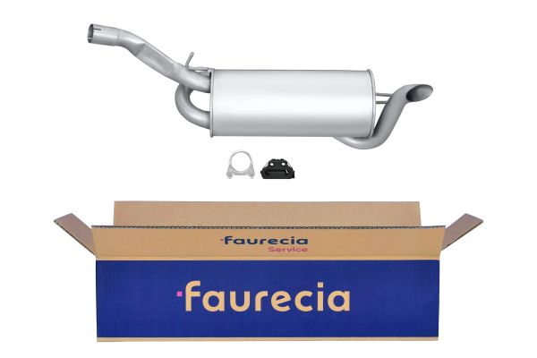 HELLA 8LD 366 029-301 Easy2Fit – PARTNERED with Faurecia Rear Muffler Rear for FIAT
