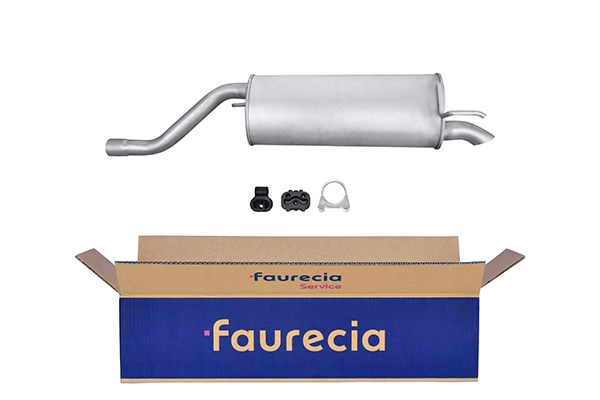 HELLA 8LD 366 029-511 Easy2Fit – PARTNERED with Faurecia Rear Muffler Rear for FIAT