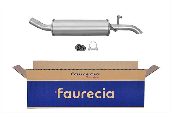 HELLA 8LD 366 029-701 Easy2Fit – PARTNERED with Faurecia Rear Muffler Rear for FORD