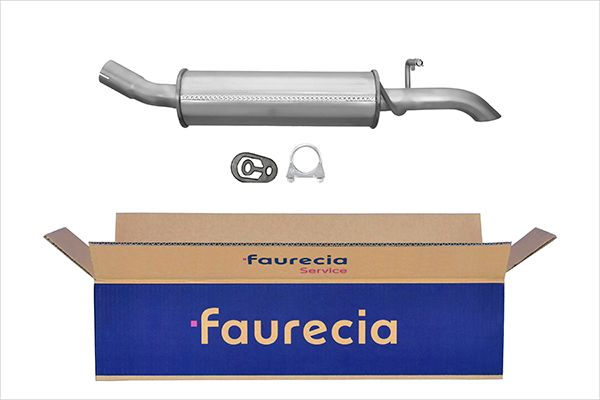 HELLA 8LD 366 029-731 Easy2Fit – PARTNERED with Faurecia Rear Muffler Rear for FORD