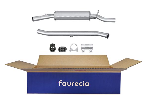 HELLA 8LD 366 029-741 Easy2Fit – PARTNERED with Faurecia Rear Muffler Rear for FORD