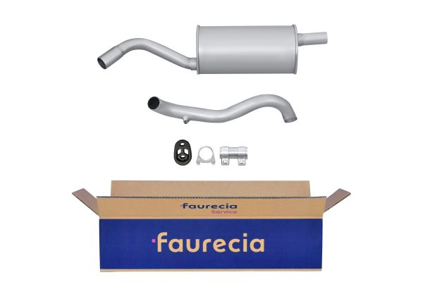 HELLA 8LD 366 029-851 Easy2Fit – PARTNERED with Faurecia Rear Muffler Rear for FORD