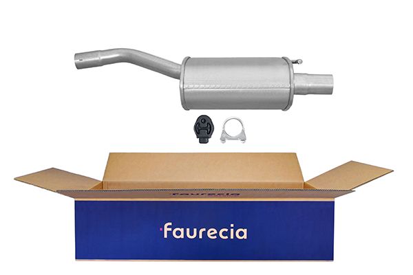 HELLA 8LD 366 030-031 Easy2Fit – PARTNERED with Faurecia Rear Muffler Rear for FORD