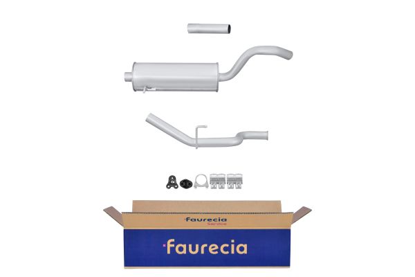 HELLA 8LD 366 030-111 Easy2Fit – PARTNERED with Faurecia Rear Muffler Rear for FORD