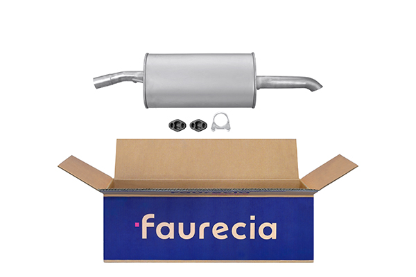 HELLA 8LD 366 030-201 Easy2Fit – PARTNERED with Faurecia Rear Muffler Rear for FORD