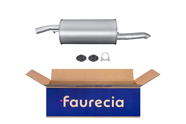 HELLA 8LD 366 030-211 Easy2Fit – PARTNERED with Faurecia Rear Muffler Rear for FORD