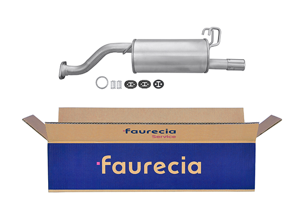 HELLA 8LD 366 030-471 Easy2Fit – PARTNERED with Faurecia Rear Muffler Rear for HONDA