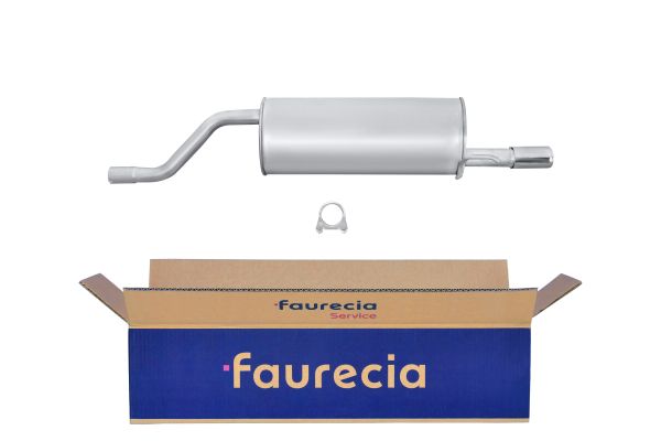 HELLA 8LD 366 030-751 Easy2Fit – PARTNERED with Faurecia Rear Muffler Rear for OPEL VAUXHALL
