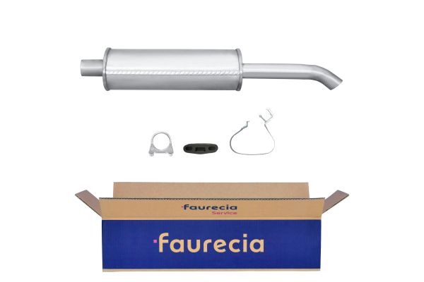 HELLA 8LD 366 030-851 Easy2Fit – PARTNERED with Faurecia Rear Muffler Rear for OPEL