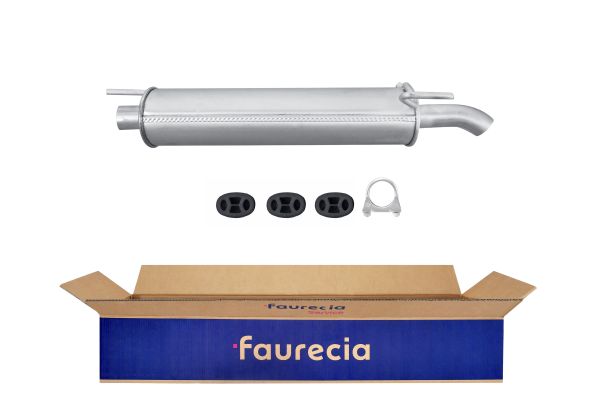 HELLA 8LD 366 031-031 Easy2Fit – PARTNERED with Faurecia Rear Muffler Rear for OPEL VAUXHALL