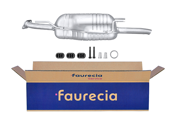 HELLA 8LD 366 031-091 Easy2Fit – PARTNERED with Faurecia Rear Muffler Rear for OPEL VAUXHALL