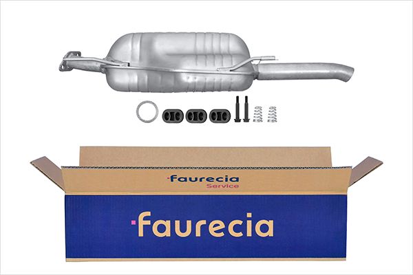HELLA 8LD 366 031-241 Easy2Fit – PARTNERED with Faurecia Rear Muffler Rear for OPEL VAUXHALL
