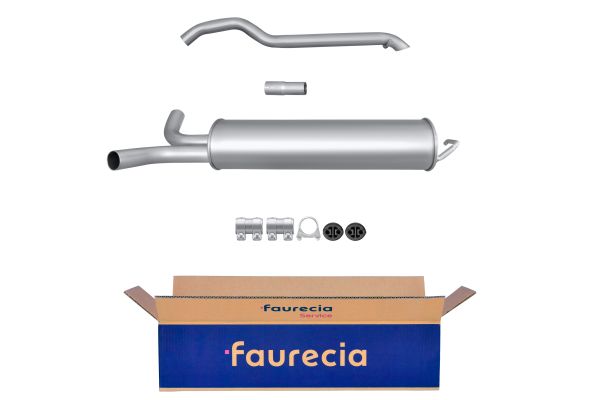 HELLA 8LD 366 031-321 Easy2Fit – PARTNERED with Faurecia Rear Muffler Rear for NISSAN OPEL RENAULT VAUXHALL