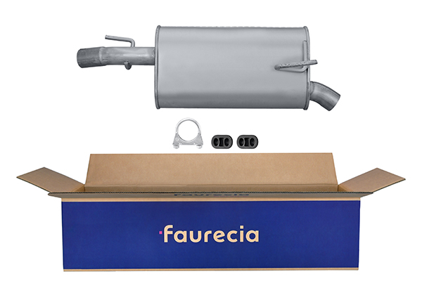 HELLA 8LD 366 031-401 Easy2Fit – PARTNERED with Faurecia Rear Muffler Rear for OPEL VAUXHALL