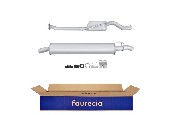 HELLA 8LD 366 031-611 Easy2Fit – PARTNERED with Faurecia Rear Muffler Rear for LANCIA