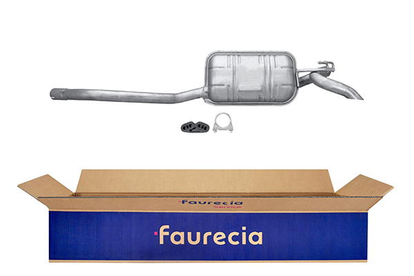 HELLA 8LD 366 031-651 Easy2Fit – PARTNERED with Faurecia Rear Muffler Rear for LANCIA