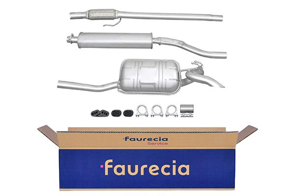 HELLA 8LD 366 031-711 Easy2Fit – PARTNERED with Faurecia Rear Muffler Rear for LANCIA