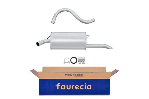 HELLA 8LD 366 031-791 Easy2Fit – PARTNERED with Faurecia Rear Muffler Rear for PEUGEOT