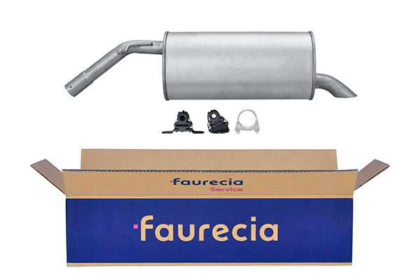 HELLA 8LD 366 031-911 Easy2Fit – PARTNERED with Faurecia Rear Muffler Rear for PEUGEOT