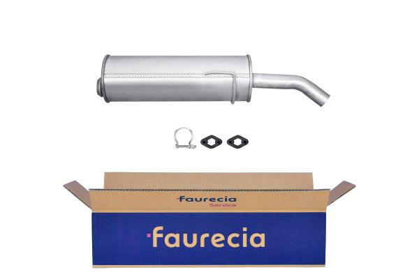 HELLA 8LD 366 031-931 Easy2Fit – PARTNERED with Faurecia Rear Muffler Rear for PEUGEOT