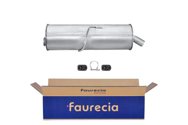 HELLA 8LD 366 031-991 Easy2Fit – PARTNERED with Faurecia Rear Muffler Rear for PEUGEOT