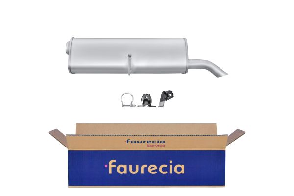 HELLA 8LD 366 032-321 Easy2Fit – PARTNERED with Faurecia Rear Muffler Rear for CITROËN PEUGEOT