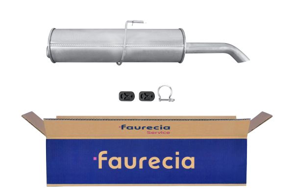 HELLA 8LD 366 032-341 Easy2Fit – PARTNERED with Faurecia Rear Muffler Rear for PEUGEOT
