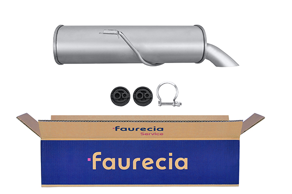 HELLA 8LD 366 032-371 Easy2Fit – PARTNERED with Faurecia Rear Muffler Rear for PEUGEOT