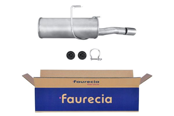 HELLA 8LD 366 032-511 Easy2Fit – PARTNERED with Faurecia Rear Muffler Rear for PEUGEOT