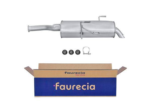 HELLA 8LD 366 032-561 Easy2Fit – PARTNERED with Faurecia Rear Muffler Rear for PEUGEOT