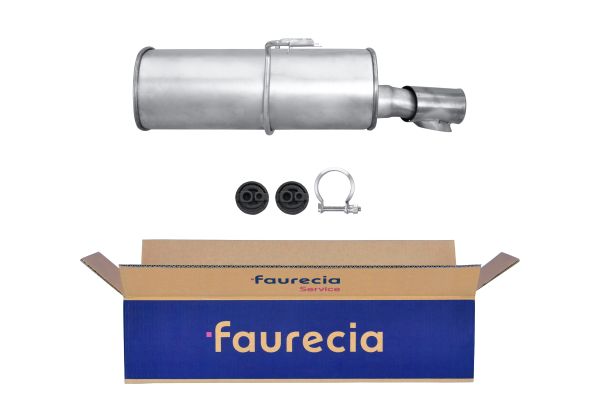 HELLA 8LD 366 032-611 Easy2Fit – PARTNERED with Faurecia Rear Muffler Rear for PEUGEOT
