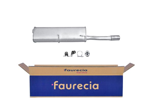 HELLA 8LD 366 032-711 Easy2Fit – PARTNERED with Faurecia Rear Muffler Rear for PEUGEOT