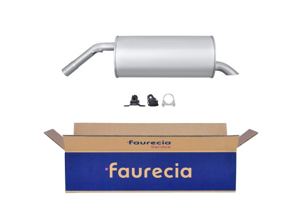 HELLA 8LD 366 032-871 Easy2Fit – PARTNERED with Faurecia Rear Muffler Rear for CITROËN PEUGEOT