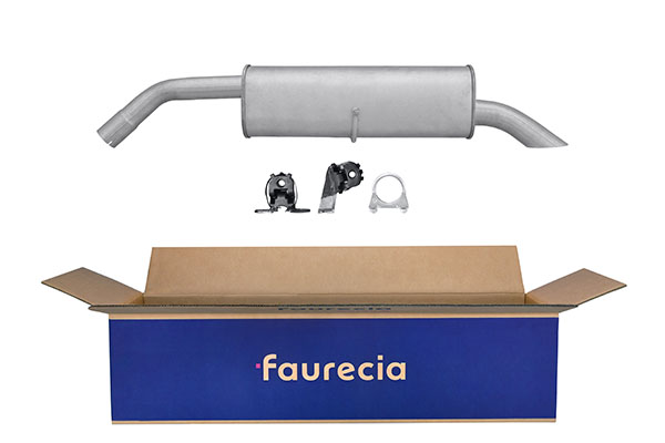 HELLA 8LD 366 032-931 Easy2Fit – PARTNERED with Faurecia Rear Muffler Rear for CITROËN PEUGEOT