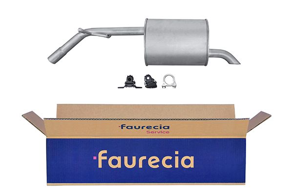 HELLA 8LD 366 033-001 Easy2Fit – PARTNERED with Faurecia Rear Muffler Rear for CITROËN OPEL PEUGEOT VAUXHALL