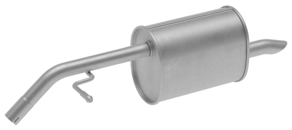 HELLA 8LD 366 033-011 Easy2Fit – PARTNERED with Faurecia Rear Muffler Rear for PEUGEOT