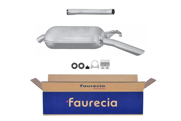 HELLA 8LD 366 033-141 Easy2Fit – PARTNERED with Faurecia Rear Muffler Rear for MERCEDES-BENZ