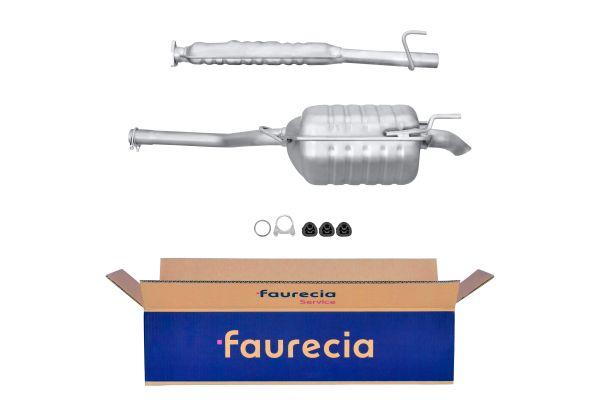 HELLA 8LD 366 033-221 Easy2Fit – PARTNERED with Faurecia Rear Muffler Rear for MERCEDES-BENZ