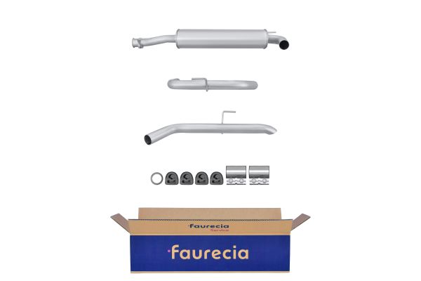 HELLA 8LD 366 033-311 Easy2Fit – PARTNERED with Faurecia Rear Muffler Rear for MERCEDES-BENZ