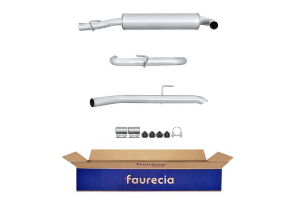 HELLA 8LD 366 033-401 Easy2Fit – PARTNERED with Faurecia Rear Muffler Rear for MERCEDES-BENZ
