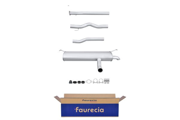 HELLA 8LD 366 033-461 Easy2Fit – PARTNERED with Faurecia Rear Muffler Rear for NISSAN