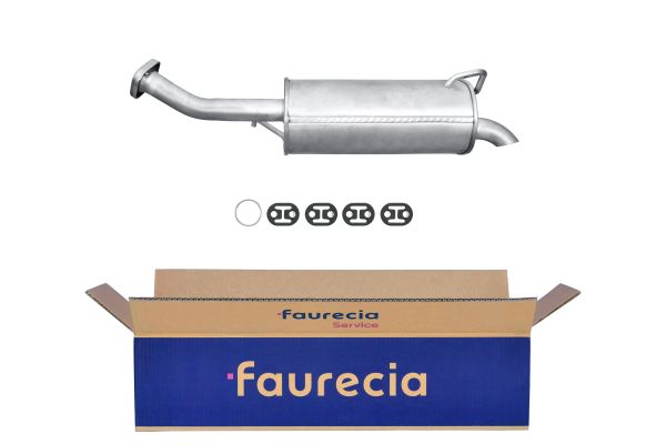 HELLA 8LD 366 033-561 Easy2Fit – PARTNERED with Faurecia Rear Muffler Rear for NISSAN