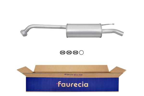 HELLA 8LD 366 033-571 Easy2Fit – PARTNERED with Faurecia Rear Muffler Rear for NISSAN