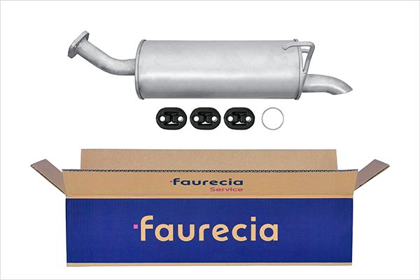 HELLA 8LD 366 033-601 Easy2Fit – PARTNERED with Faurecia Rear Muffler Rear for NISSAN