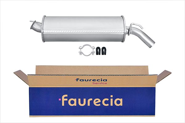 HELLA 8LD 366 033-711 Easy2Fit – PARTNERED with Faurecia Rear Muffler Rear for RENAULT
