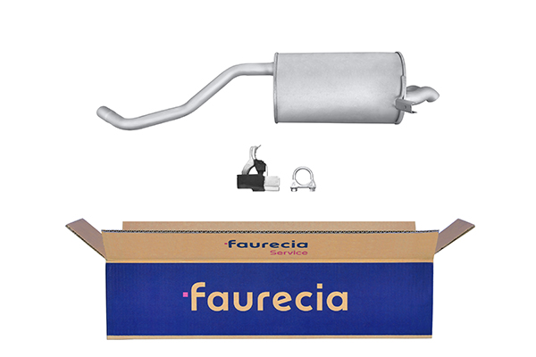 HELLA 8LD 366 034-001 Easy2Fit – PARTNERED with Faurecia Rear Muffler Rear for RENAULT