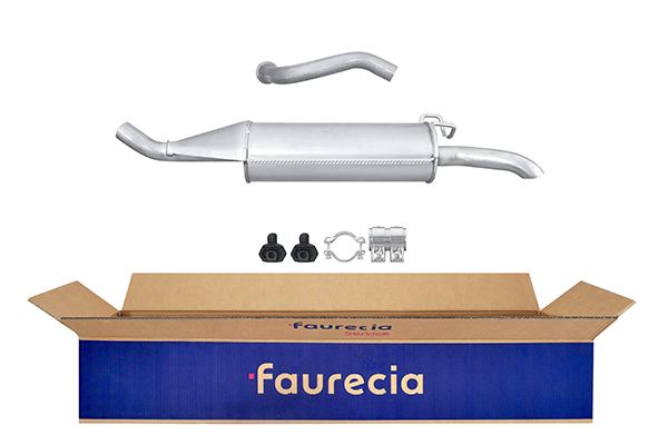 HELLA 8LD 366 034-011 Easy2Fit – PARTNERED with Faurecia Rear Muffler Rear for RENAULT