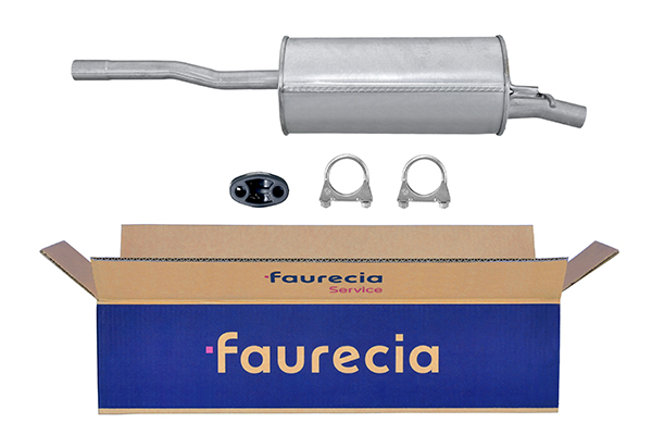 HELLA 8LD 366 034-051 Easy2Fit – PARTNERED with Faurecia Rear Muffler Rear for DACIA RENAULT