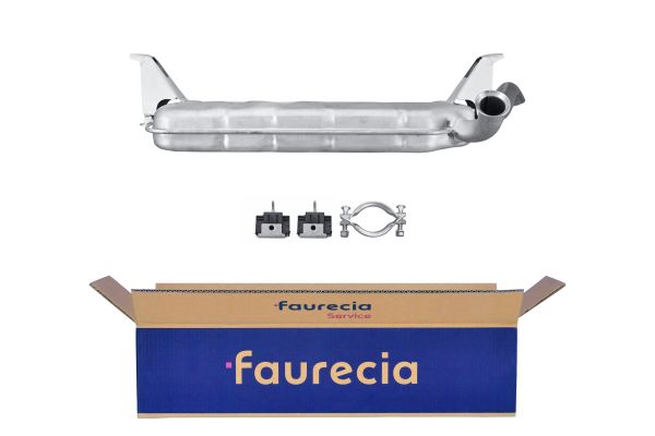 HELLA 8LD 366 034-131 Easy2Fit – PARTNERED with Faurecia Rear Muffler Rear for RENAULT