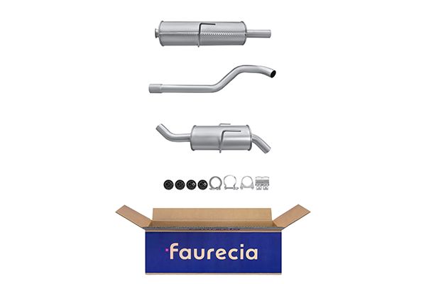 HELLA 8LD 366 034-161 Easy2Fit – PARTNERED with Faurecia Rear Muffler Rear for RENAULT